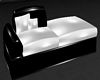 B&W PVC Chaise