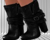 heels boots black