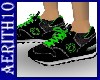 Sneakers Black Green