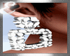 EARRINGS,SILVER,DIAMONDS