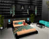 Canopy Bed-Teal