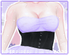 P| Santa Corset - Lilac