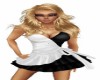 WHITE/BLACK PARTY DRESS