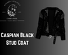 Caspian Black Stud Coat
