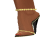 Boots gold elegant