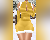 Santa Mini Dress Gold