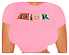 Dor. Pink Cropped Top.
