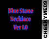 Blue stone necklace