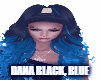 Dana Black/Blue Ombre