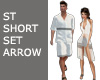 ST SHORT SET ARROW GREY