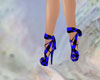 heels blue/black