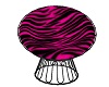 Pink Zebra Cuddle Chair