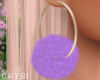 C~Bunny Purple Earrings
