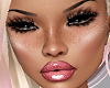 Pink Lips Face Glitter