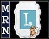 Nursery Letter Blue L