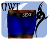 QWT Sexy boxers (blue)