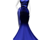 *Blue Fishtail Gala Gown