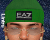 Green Beanie EA7