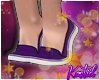 K| Purple Tiptoe Sneaker
