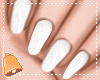 🔔 Glossy White Nails