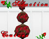 `Red Poinsettia Topiary