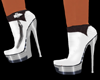 DC! White Ankle Boots