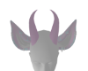 Pastel cow ears