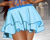Blue Bikini Skirt