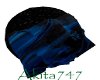 Akitas blu-black pet bed