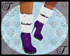 Purple Winter Fur Boots