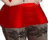 A~ Red Satin  Stocking
