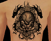 Z Skull Fire Dragon Tat