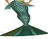 Green mermaid tail