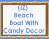 Boat With Candy Decor
