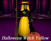 Halloween Witch Yellow