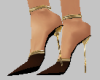 Brown/Gold Heels
