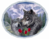 Wolf Rose Rug