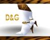 D&G Tiger White Boots