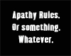 PB Apathy Rules
