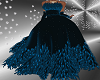 FG~ Blue Feathered Gown