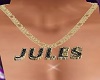 Jules necklace black/gol