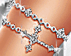🖤 Icy Cross Bracelet