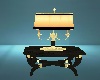 Lamp on Black Table