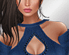 Afflict Blue Top