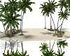 add on island with palms