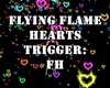 Flying Flame Hearts