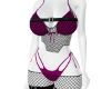 Hot Pink Fishnet Outfit