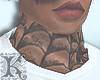 HD spider neck tattoo