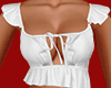 White Frilly Crop