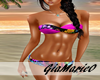 g;tropical htpink bikini